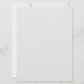 Full Life Flat Uitnodiging voor een bruiloft (Achterkant)