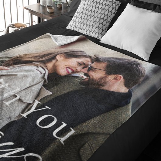 Full-Lijst Love Note Sherpa Blanket Sherpa Deken