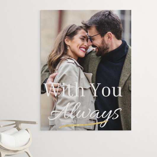 Full-Lijst Love Note Stretched Canvas Print