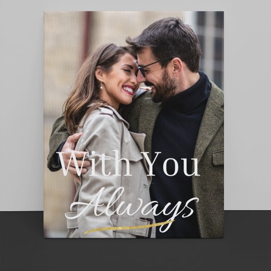 Full-Lijst Love Note Stretched Canvas Print