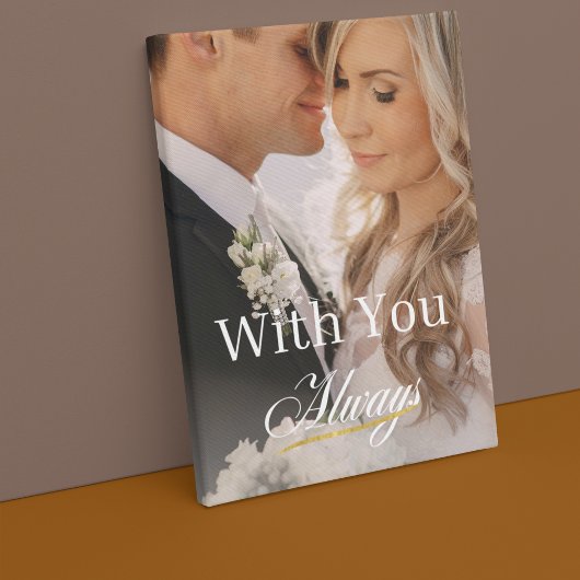 Full-Lijst Love Note Stretched Canvas Print