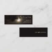 Full-maanprofielkaart Mini Visitekaartje (Voorkant / Achterkant)