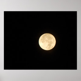 Full Moon 20x16 Poster Afdrukwandkunstdecor