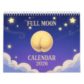 Full Moon Animals 2026 Funny Wall Calendar Kalender (Hoes)