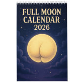 Full Moon Animals 2026 Funny Wall Calendar Kalender (Hoes)