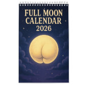 Full Moon Animals 2026 Funny Wall Calendar Kalender (Hoes)