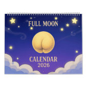 Full Moon Animals 2026 Funny Wall Calendar Kalender (Hoes)
