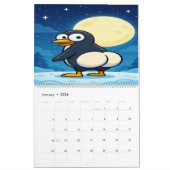 Full Moon Animals 2026 Funny Wall Calendar Kalender (Jan 2026)