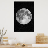 Full Moon art Poster (Keuken)