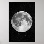 Full Moon art Poster (Voorkant)