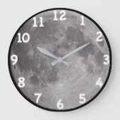 Full Moon Astronomy Afbeelding Grote Klok (Voorkant)