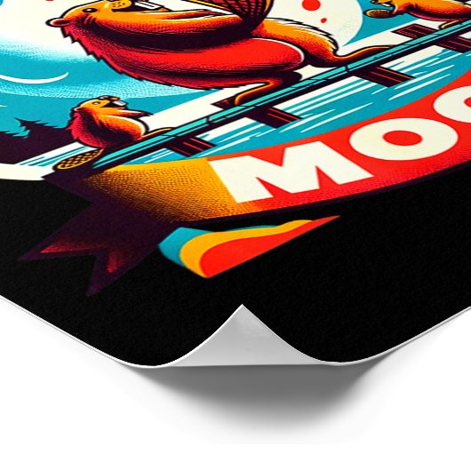 Full Moon Beaver  Poster (Hoek)