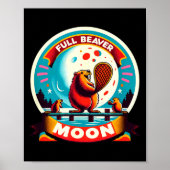 Full Moon Beaver  Poster (Voorkant)