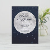 Full Moon Birthday Kaart (Staand voorkant)