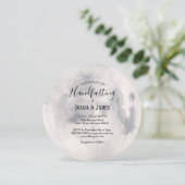 Full Moon Boho Wicca Handfasting Ceremony Kaart (Staand voorkant)