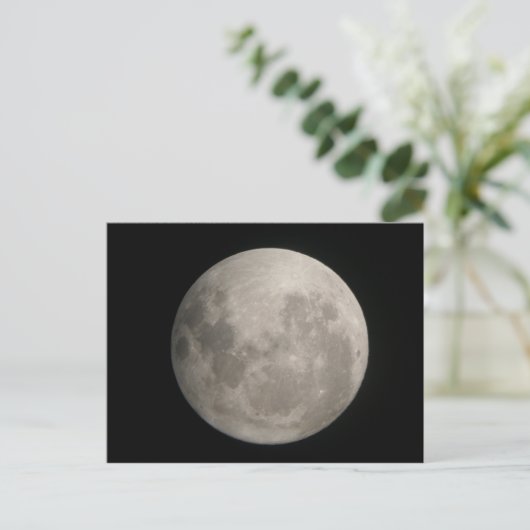 Full moon briefkaart (Staand voorkant)