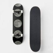 Full Moon Collage Skateboard (Voorkant)
