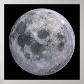 FULL MOON Custom Wall Art Semi-Gloss-Poster Poster (Voorkant)