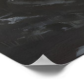 Full Moon Dark Forest with Fawn Deer Art Dark Poster (Hoek)