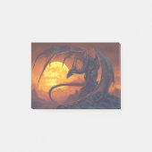 Full Moon Dragon Fantasy Post-it® Notes (Voorkant)