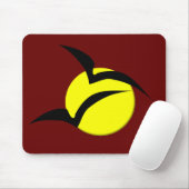 Full Moon en Bats Mousepad Muismat (Met muis)