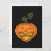 Full Moon en Haunted Cemetery Halloween Kaart (Achterkant)