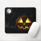 Full Moon en Jack O'Lantern Mousepad Muismat (Met muis)