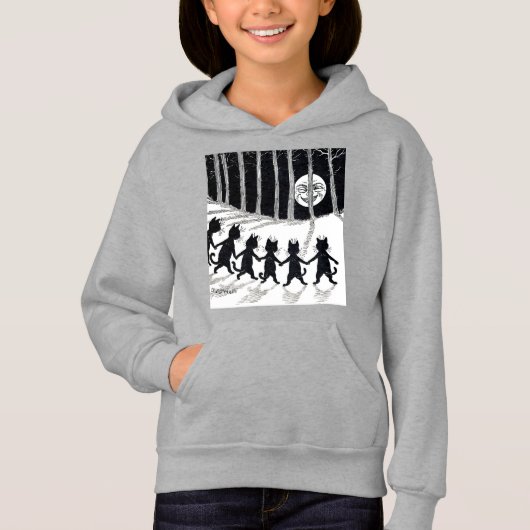 Full moon en Katten, Louis Wain (Voorkant)