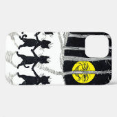 Full moon en Katten, Louis Wain Case-Mate iPhone Case (Achterkant (horizontaal))