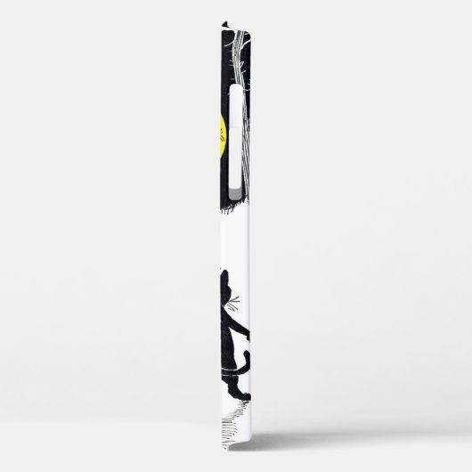 Full moon en Katten, Louis Wain Case-Mate iPhone Case (Achterkant / Links)