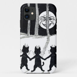 Full moon en Katten, Louis Wain iPhone 11 Hoesje