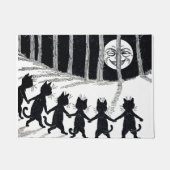 Full moon en Katten, Louis Wain Deurmat (Voorkant)
