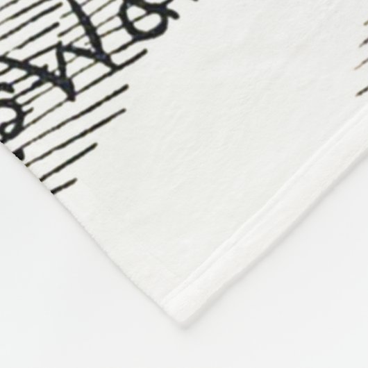 Full moon en Katten, Louis Wain Fleece Deken (Hoek)