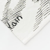 Full moon en Katten, Louis Wain Fleece Deken (Hoek)