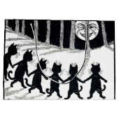 Full moon en Katten, Louis Wain Groot Cadeauzakje (Achterkant)