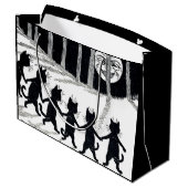 Full moon en Katten, Louis Wain Groot Cadeauzakje (Achterkant Gekanteld)