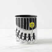 Full moon en Katten, Louis Wain Mok (Midden)