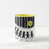 Full moon en Katten, Louis Wain Mok (Midden)