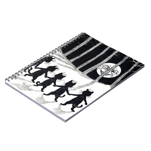 Full moon en Katten, Louis Wain Notitieboek (Linkerzijde)