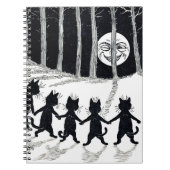 Full moon en Katten, Louis Wain Notitieboek (Voorkant)