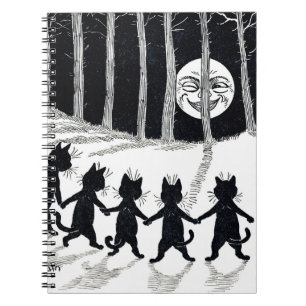 Full moon en Katten, Louis Wain Notitieboek