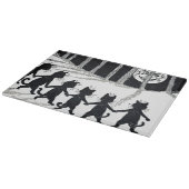 Full moon en Katten, Louis Wain Snijplank (Hoek)