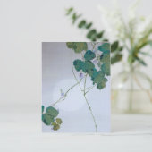 Full Moon en Kudzu Flower, Watanabe Seitei Briefkaart (Staand voorkant)