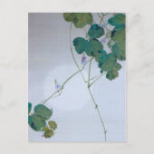 Full Moon en Kudzu Flower, Watanabe Seitei Briefkaart (Voorkant)