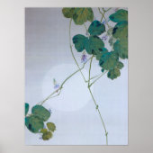 Full Moon en Kudzu Flower, Watanabe Seitei Poster (Voorkant)