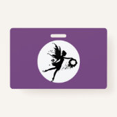Full Moon Fairies plastic badge - horizontaal (Achterkant)
