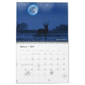 Full Moon Fantasy Lunar Surrealisme Celestial Nigh Kalender (Feb 2027)