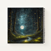 Full Moon & Fireflies Hard Hoesje Journal Notitieboek (Achterkant)