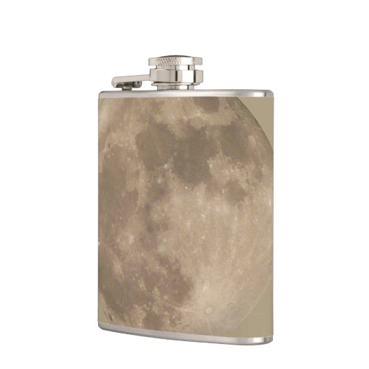 Full Moon Flask op maat - Moon Flask Moon - cadeau Heupfles (Links)