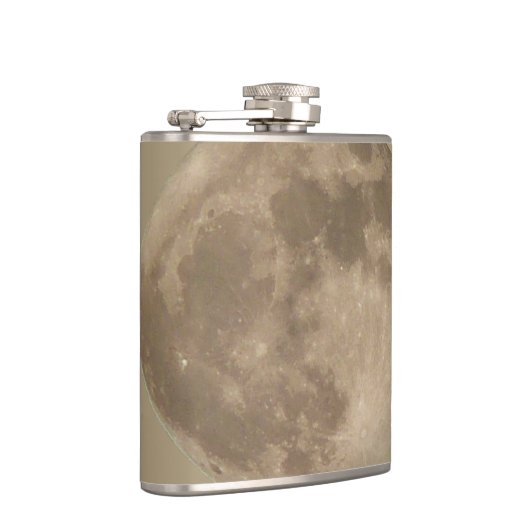 Full Moon Flask op maat - Moon Flask Moon - cadeau Heupfles (Rechts)